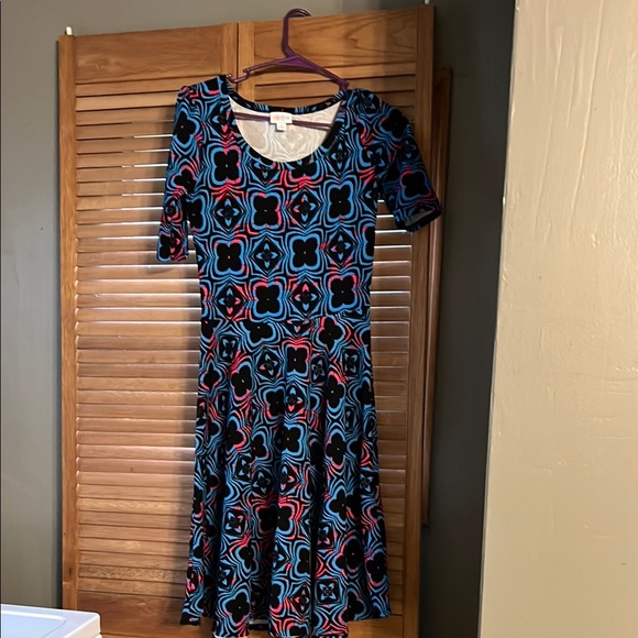 Stylish Multicolor Patterned Dress - Picture 1 of 3